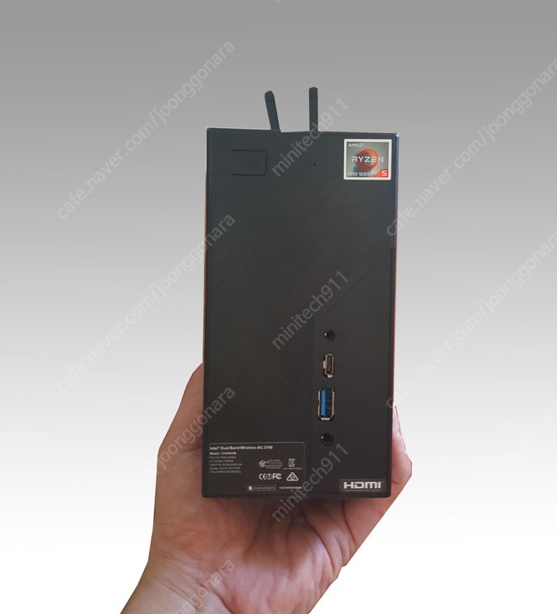 [판매] AsRockdeskmni x300라이젠4650G 신제품8G/Nvme256G/6코어12쓰레드.포토샆.일러스CS5/4K(UHD)/Hdmi/Wifi/Bluethoosh