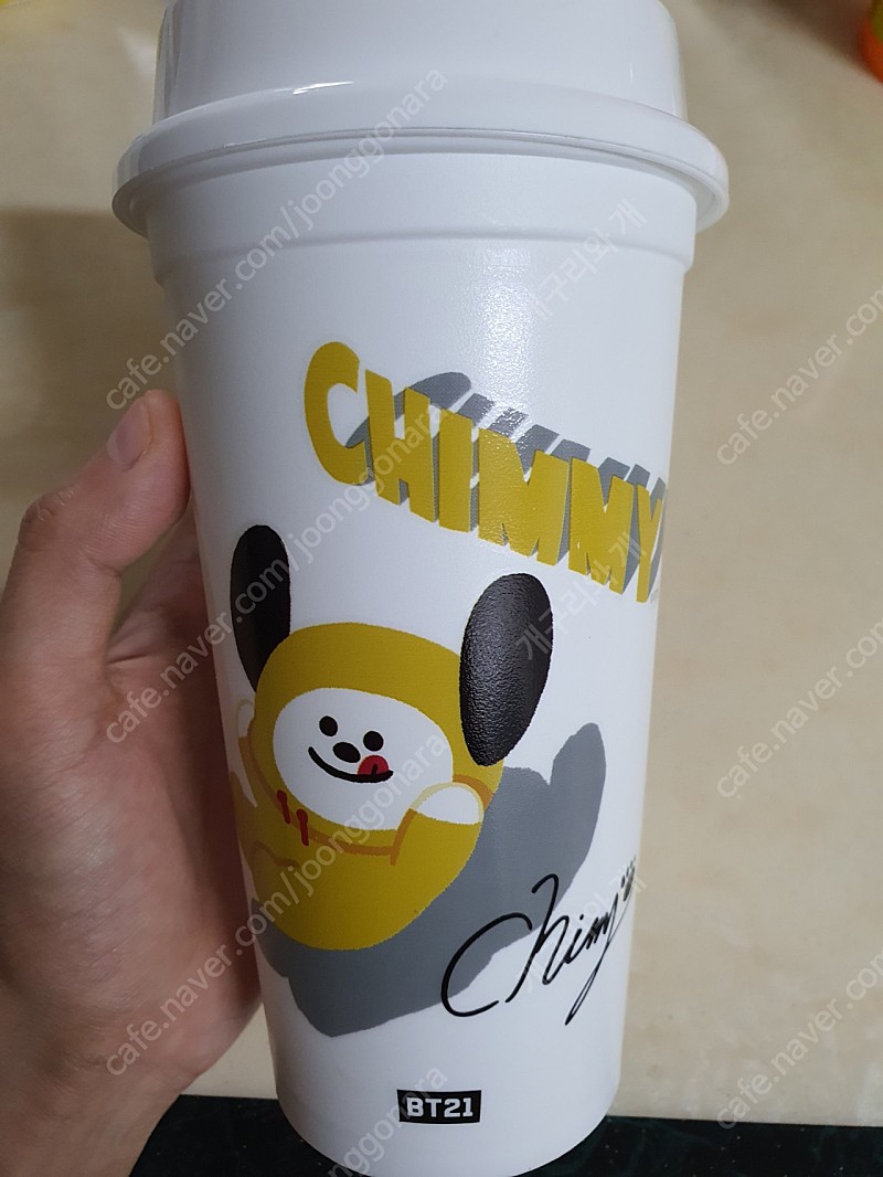 던킨도넛 방탄소년단(BTS) 콜라보 CHIMMY 리유저블컵 새상품 판매합니다(BT21)