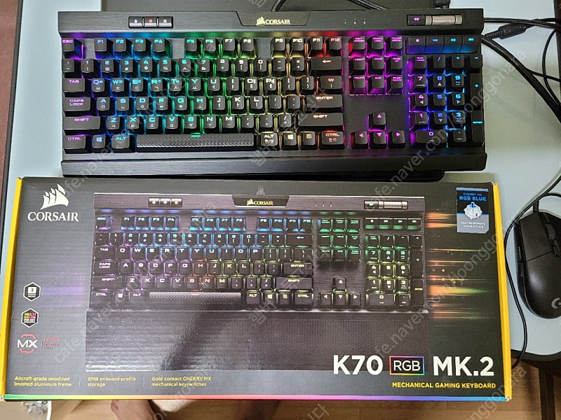 커세어 K70 RGB MK.2 청축 키보드 팔아요!!