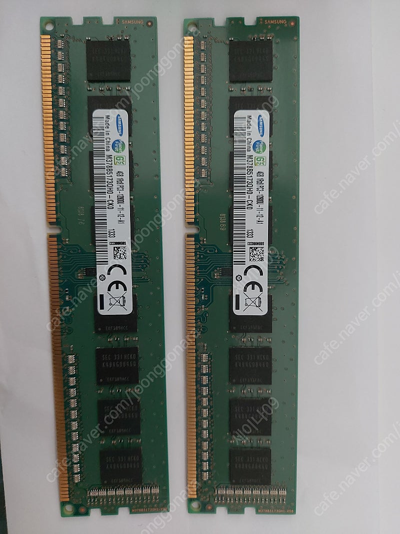 ddr3 4G 2개