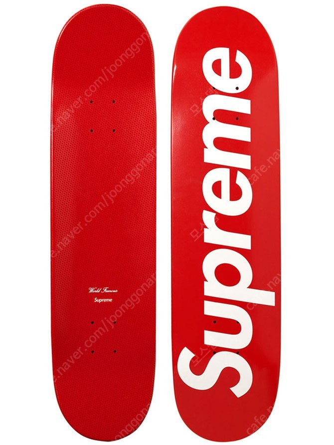 슈프림 박스로고 스케이트보드 레드 데크 / SUPREME BOX LOGO DECK RED