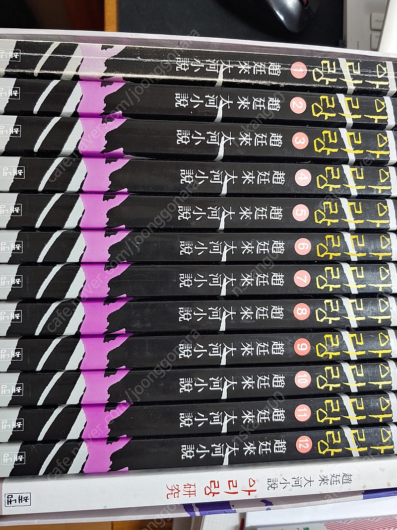 조정래 아리랑 태백산맥 양장