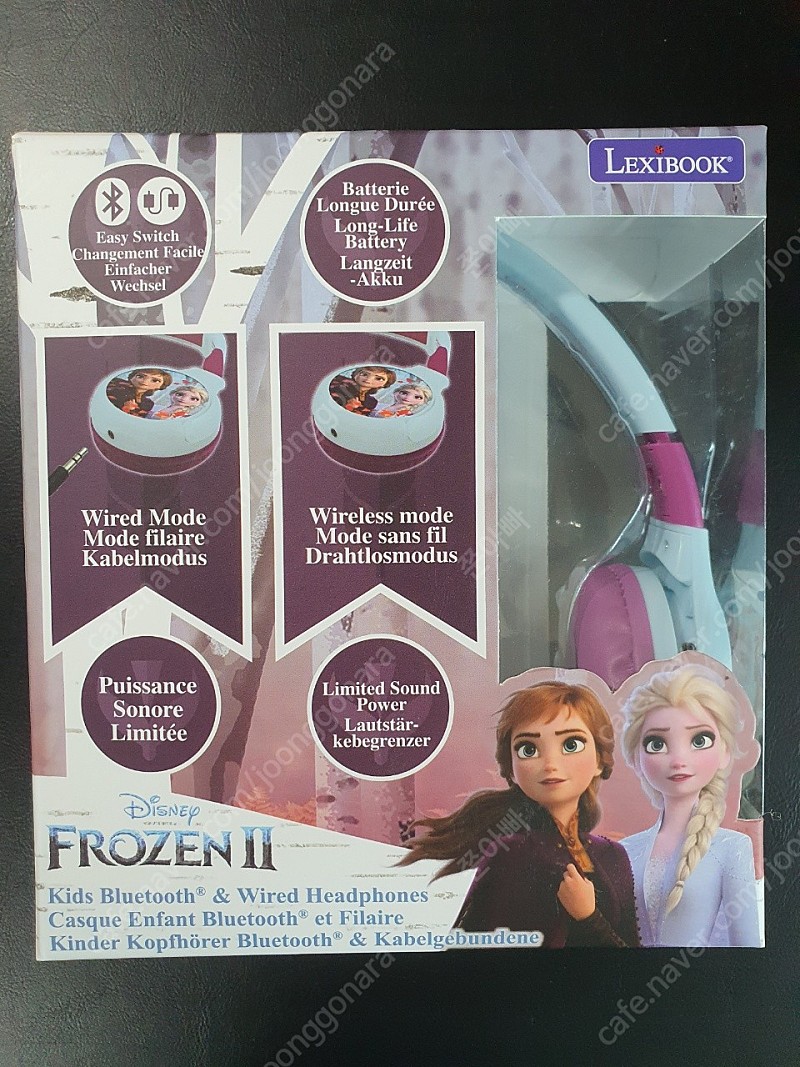 Disney's Frozen2(겨울왕국2) - 엘사 블루투스 키즈 헤드폰(미개봉)