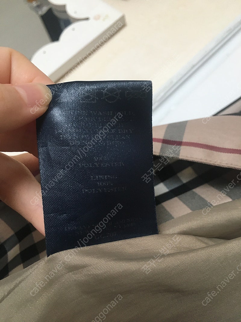 버버리 노바체크 트렌치코트 원피스 더블브레스티드 더블버...--3