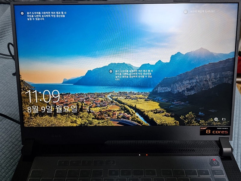 ASUS ROG G513QC-HN015 게이밍노트북 판매합니다 램16기가추가 새거 풀박 추가구성품+가방까지드려요