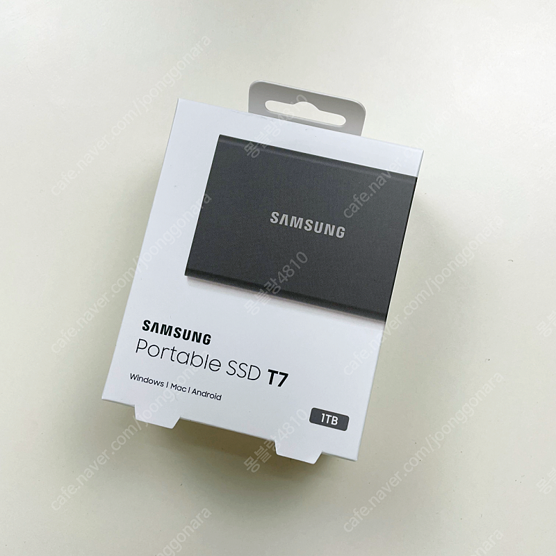 (SAMSUNG) 미개봉 삼성전자 포터블 SSD T7 1TB 17.3만 [그레이]
