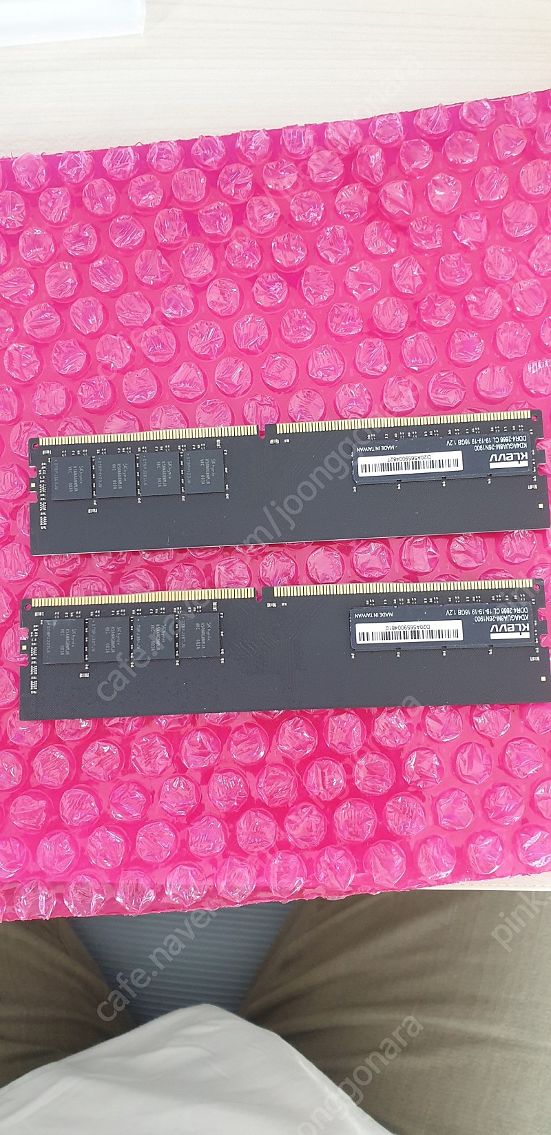 KLEVV 16기가 메모리 램(RAM) DDR4 2666mhz 2장