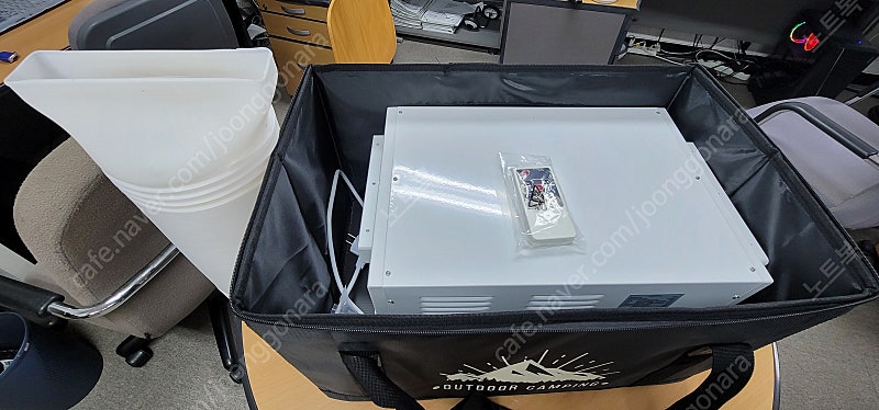 에어컨 (가방+다이소선풍기+1.5m물빠짐호스 추가)--0