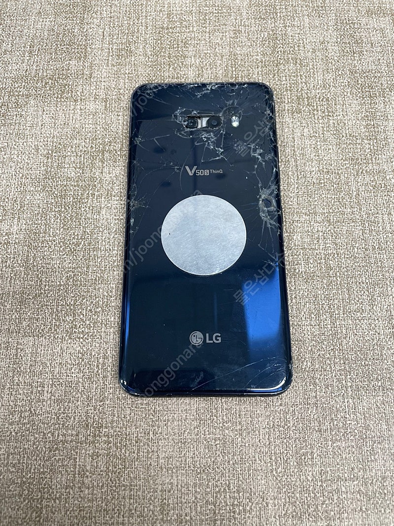 LG V50S 256G 블랙 액정파손 뒷판파손 8만원