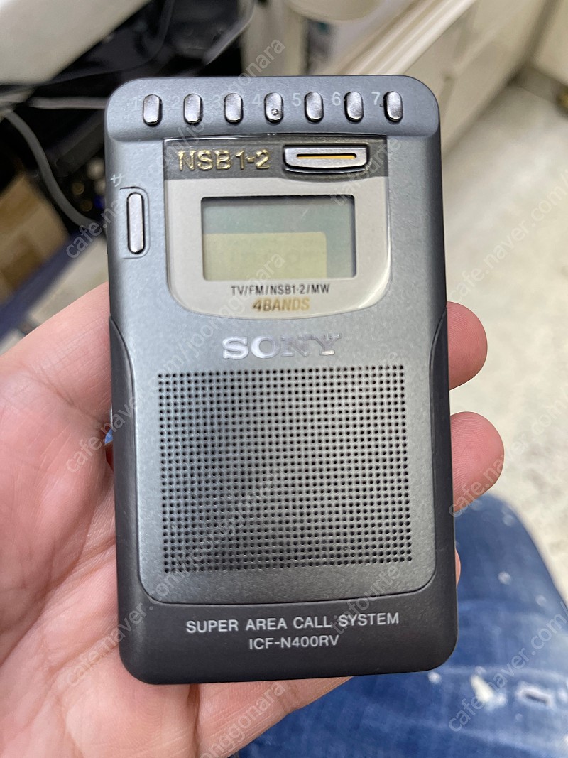 소니 휴대용 라디오 입니다 icf-n400rv 판매합니다