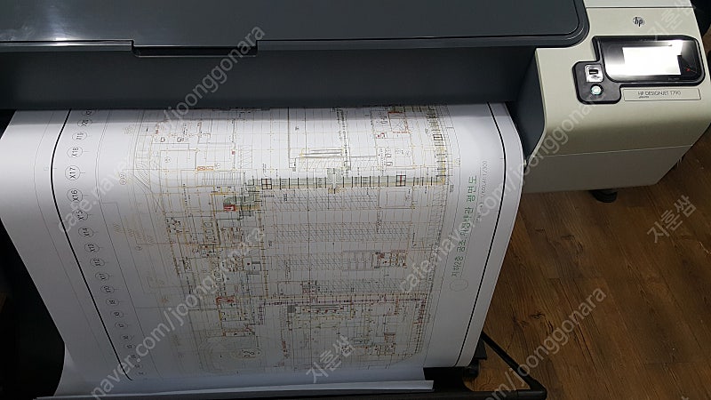 HP 디자인젯 T790-44" 무한잉크 플로터 판매합니...--5