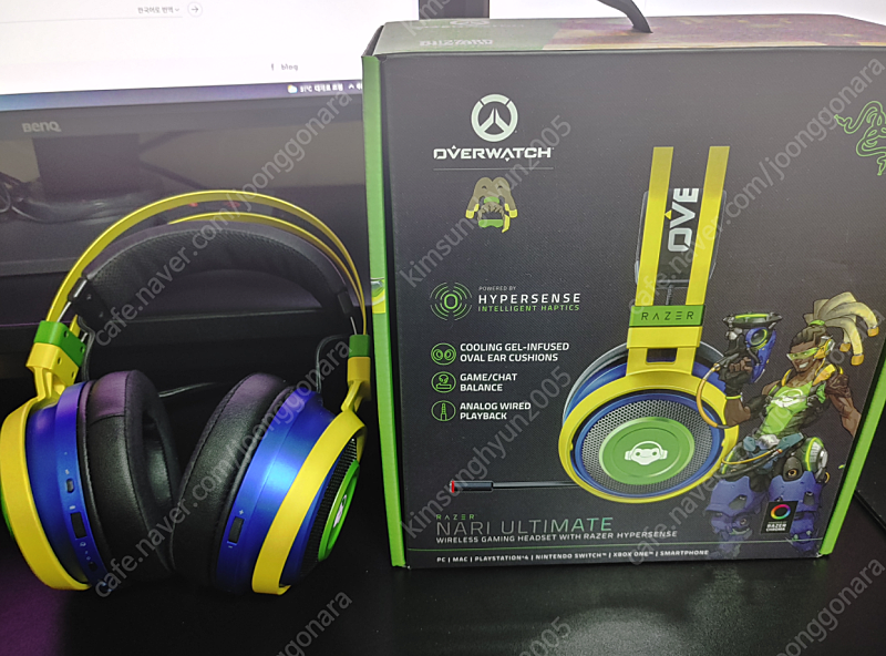 RAZER Nari Ultimate OverWatch Lucio Edition 헤드셋