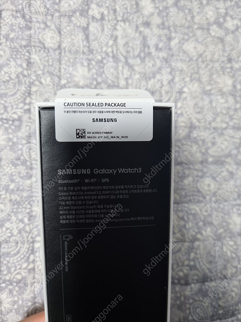 갤럭시 워치3 블랙 45mm 미개봉 새상품