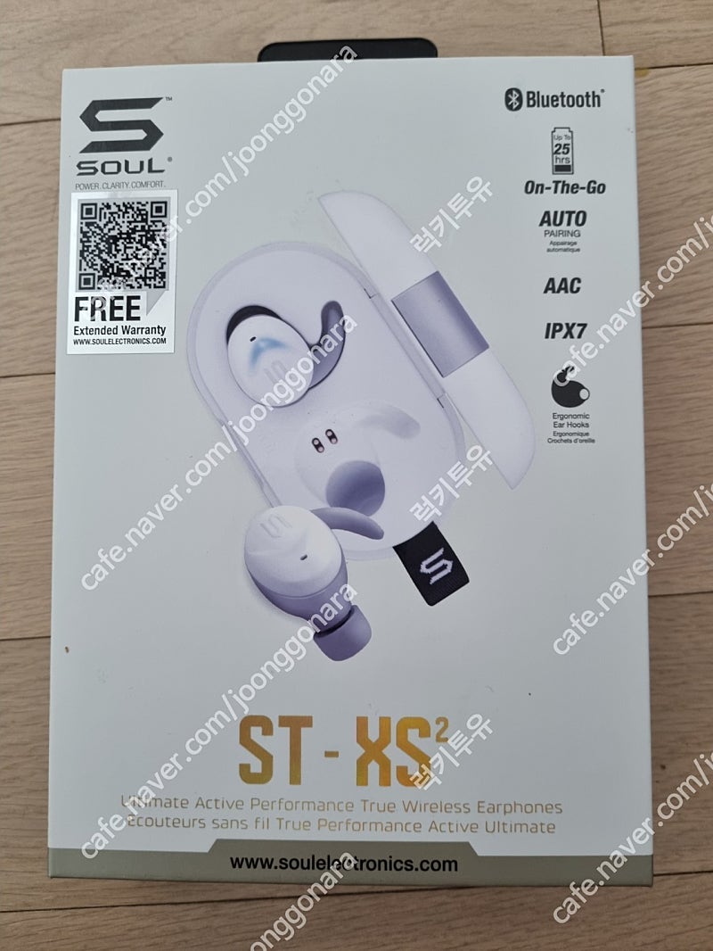 Soul ST-XS2 코드리스 블루투스 이어폰 화이트색상 새상품