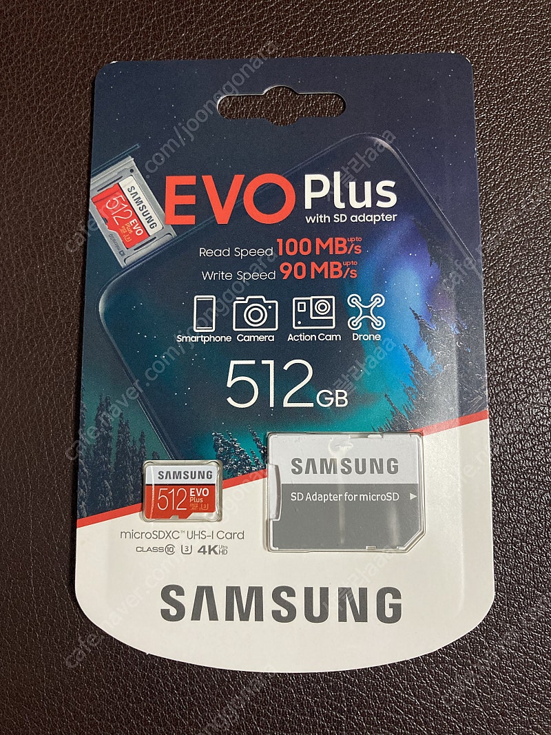 [미개봉] 삼성 EVO PLUS 마이크로SD 512GB (택포6.3)