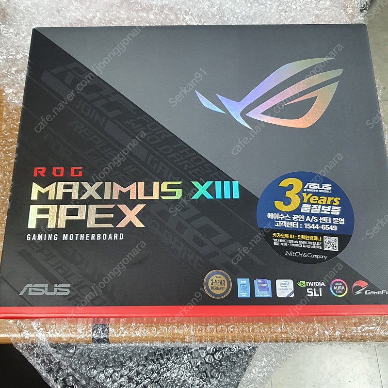 ASUS ROG MAXIMUS XIII APEX 미개봉 팝니다