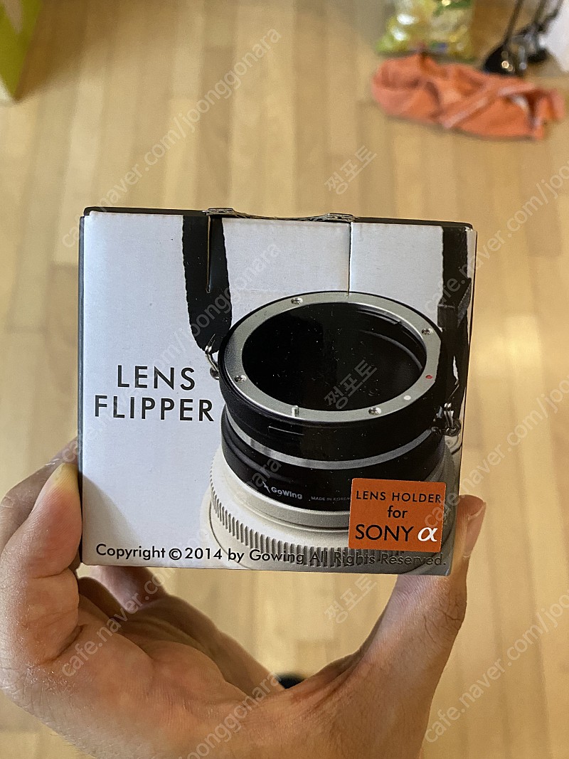 고윙 렌즈 홀더 소니 알파마운트 단순개봉 팝니다 gowing lens holder sony alpha