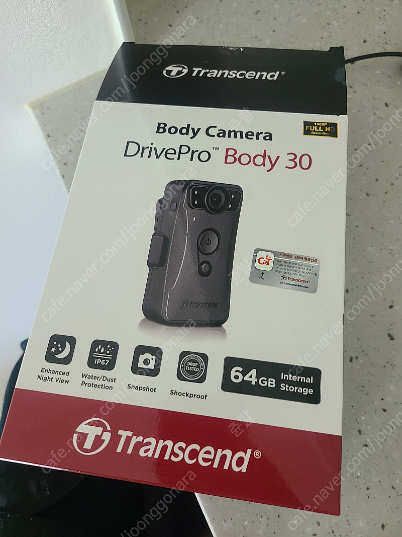 트랜센드 바디캠 drive pro 30