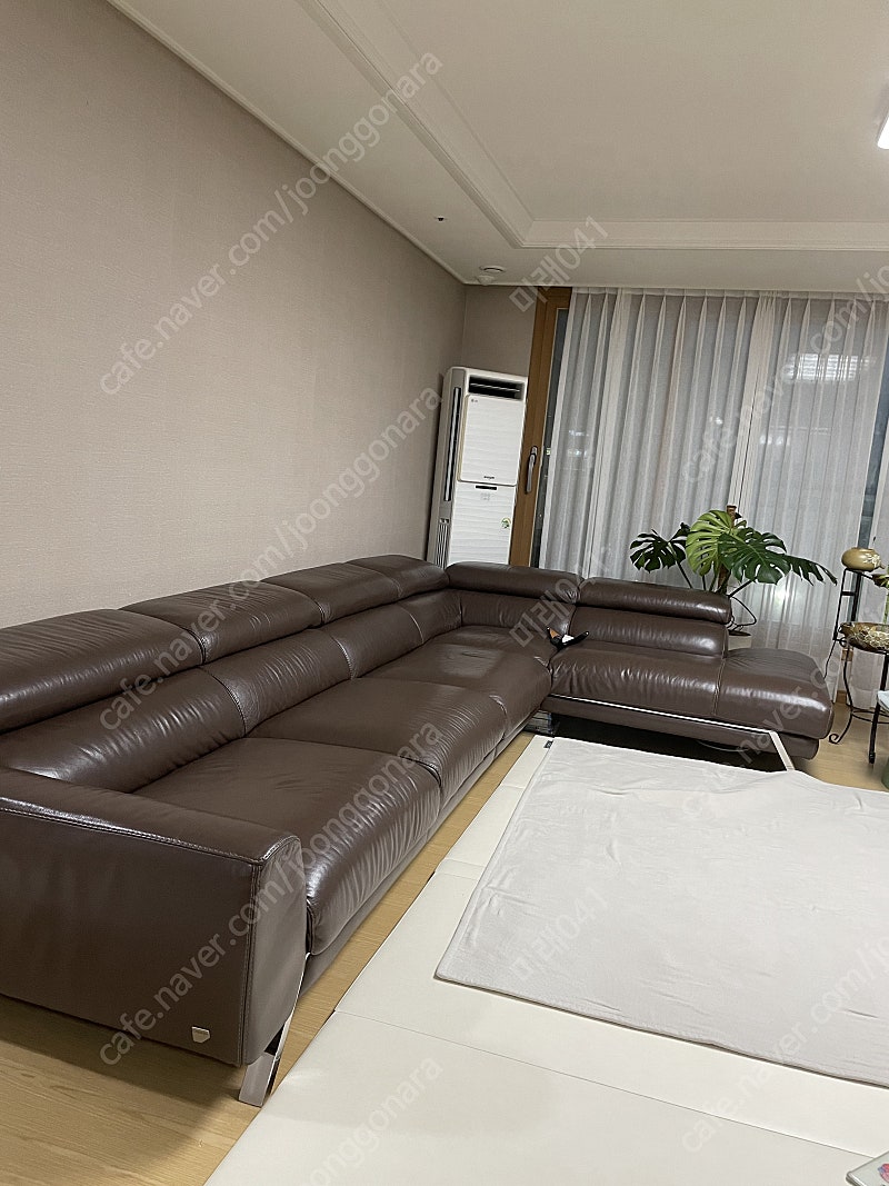 체리쉬 소파 (애닐린 통가죽 천연 소파, 루이디체 코너 확장형 소파)--1