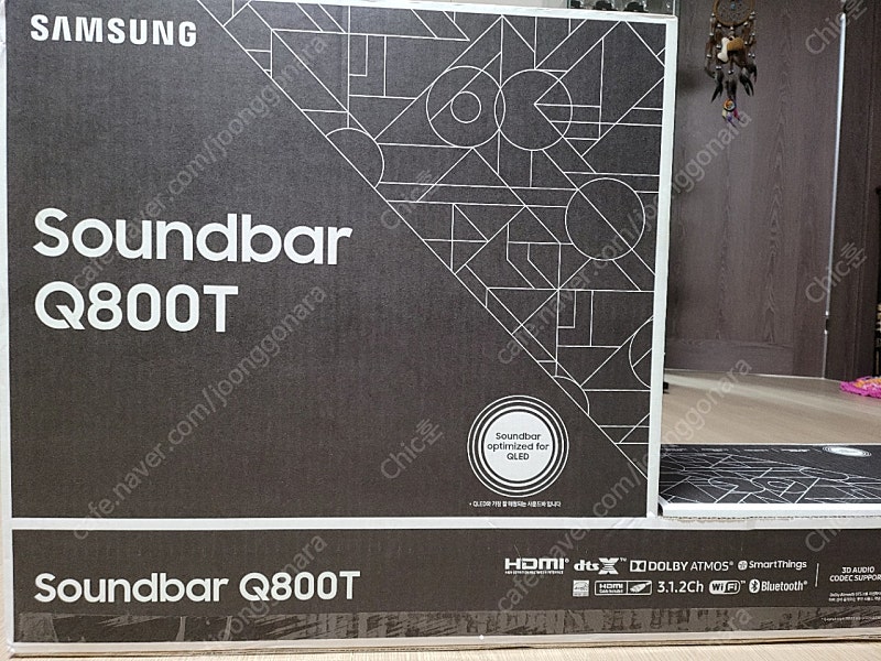 삼성전자 사운드바 세트 Q800T 미개봉 새상품.