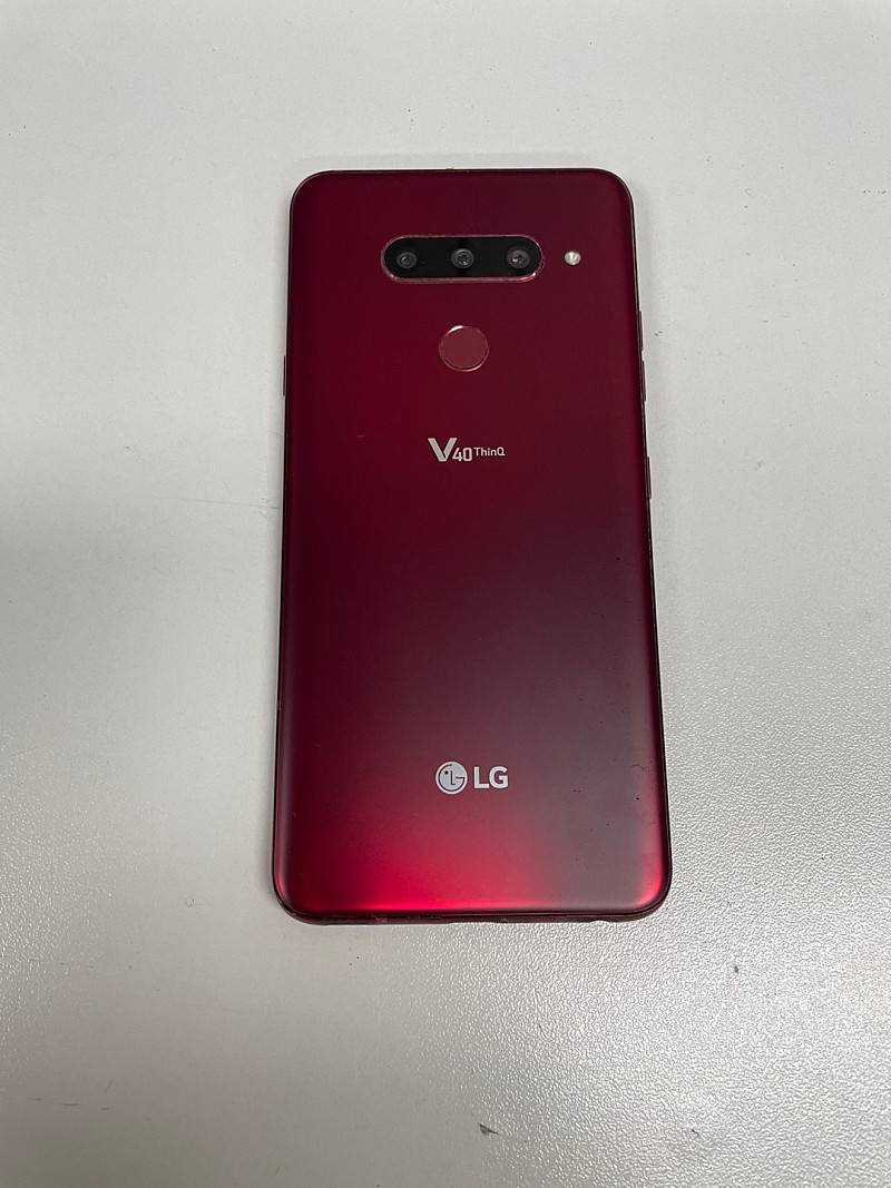 LG V40 128G 카민레드 미파손 7만원 판매