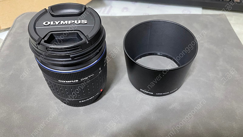 (카메라 렌즈)올림푸스 40-150mm F4-5.6 망원렌즈. 후드포함