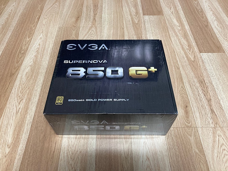 에브가 EVGA SUPERNOVA 850 G+ 80PLUS GOLD 풀모듈러 파워 (ATX 850W) 미개봉 새제품 팝니다