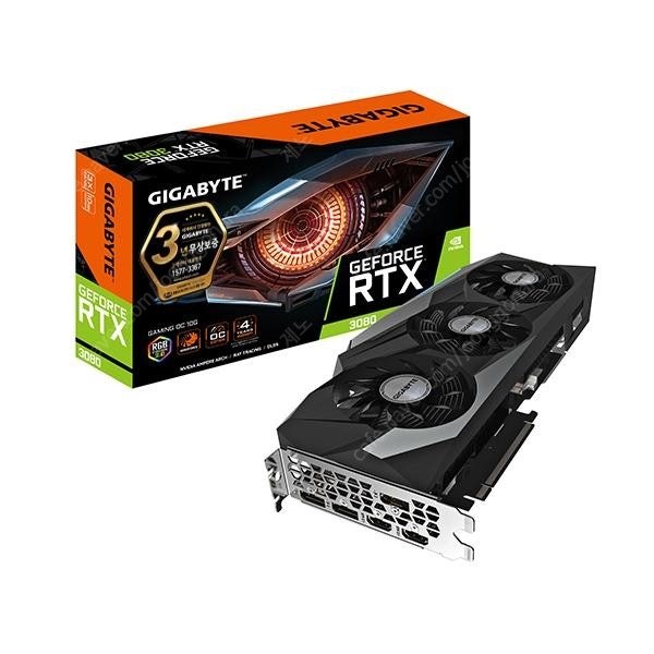 기가바이트 게이밍oc RTX3080 NON LHR 3080ti 교환하실분