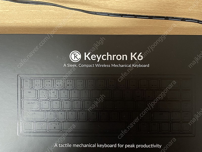 (블루투스키보드) 키크론 k6 적축 맥/윈도우 호환