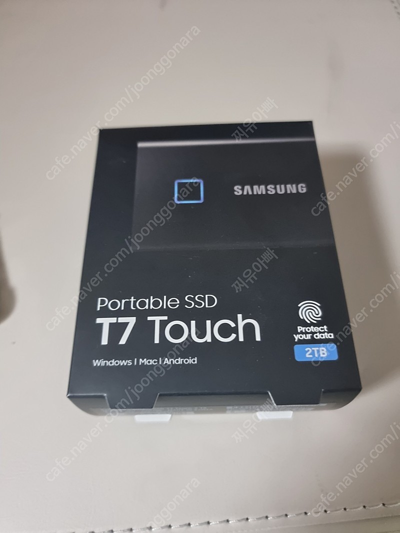 삼성 외장하드 포터블 T7 Touch 외장SSD 2TB 미개봉 새제품 판매합니다