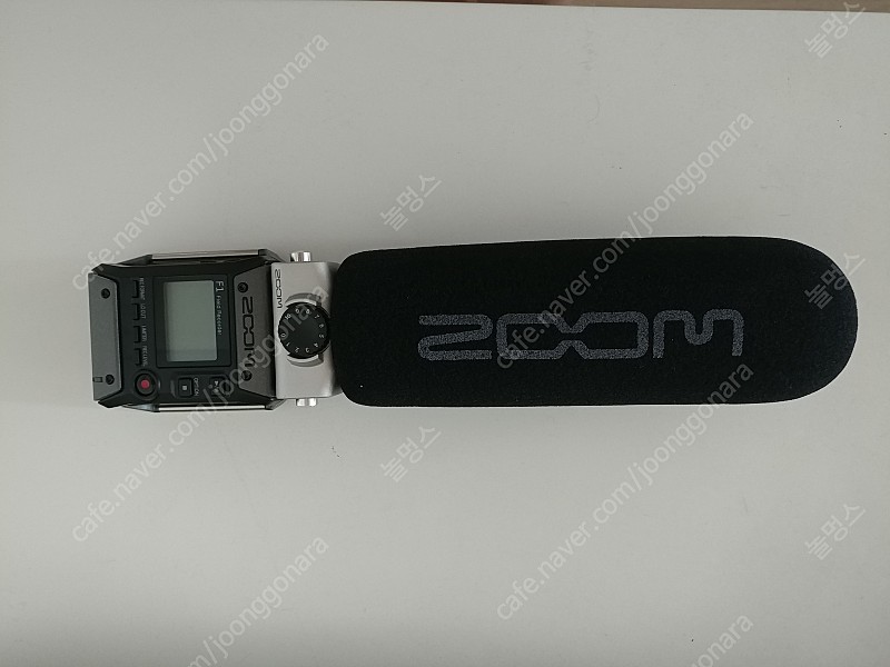 ZOON F1 녹음기 지향성 마이크 카메라 마운트 포함. 1회 사용