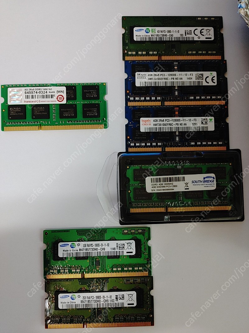 DDR3 노트북 메모리 일괄 판매