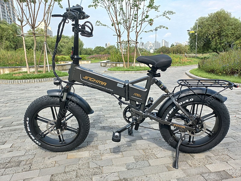 20"x4" 타이어 전동자전거--0