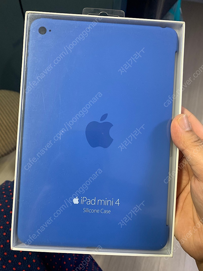 아이패드 미니 4 젤리 케이스 새상품 블루 정품