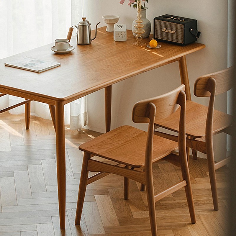 깔끔한 원목 식탁 2인용 4인용 책상 식탁 의자 세트 카페 테이블 20평 인테리어 30평 가구