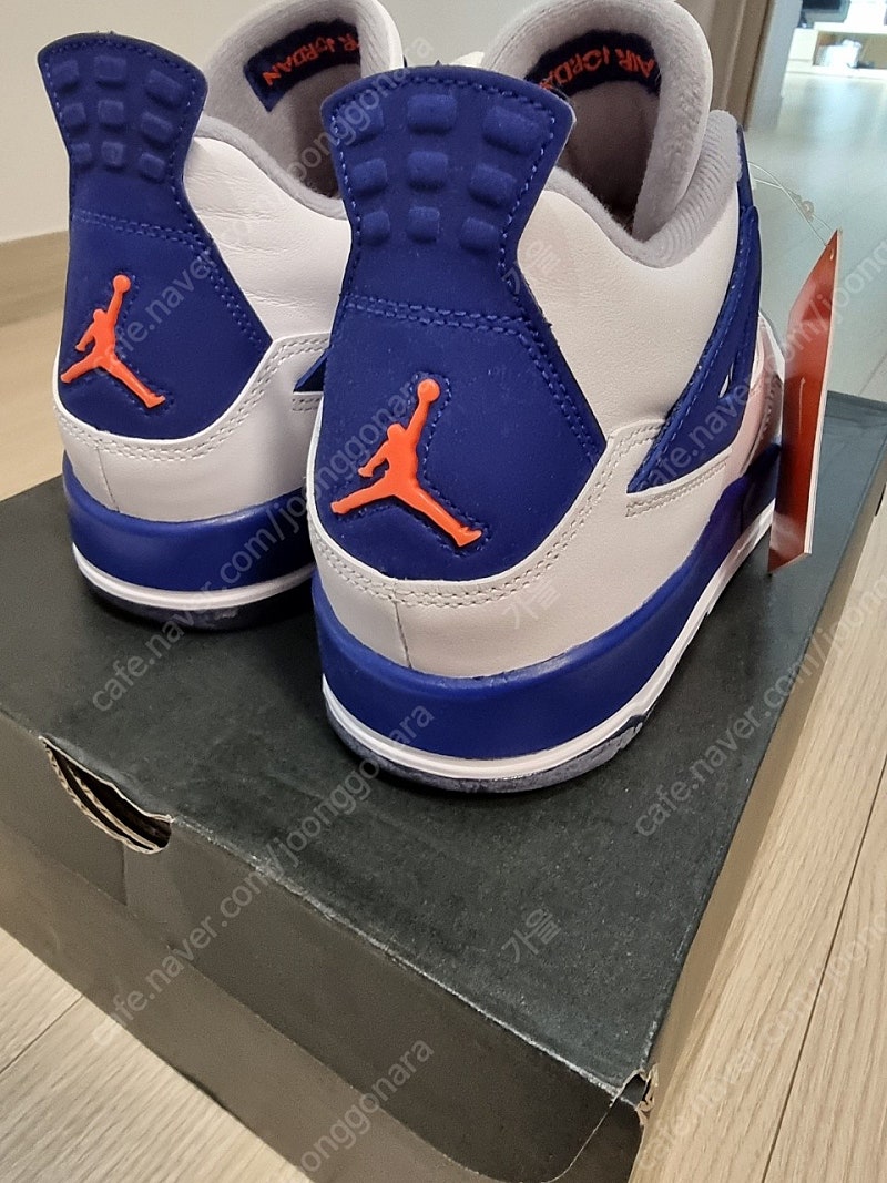 [판매] 나이키 에어조던4 닉스 (딥로얄블루) PSAIR JORDAN 4 DEEP ROYAL BLUE(487725-132)