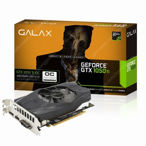 그래픽카드 갤럭시 GALAX 지포스 GTX 1050Ti OC 30개 팝니다.