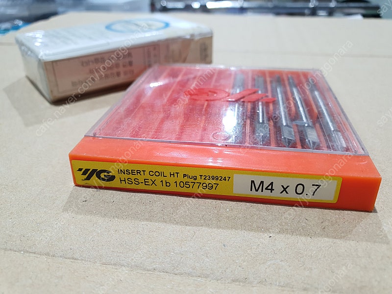 ﻿YG INSERT COIL HT HSS-EX 1b M4 × 0.7 기계탭, 암나사, 관통형, 절삭공구, 나사내기, 드릴공구, 미사용 새제품