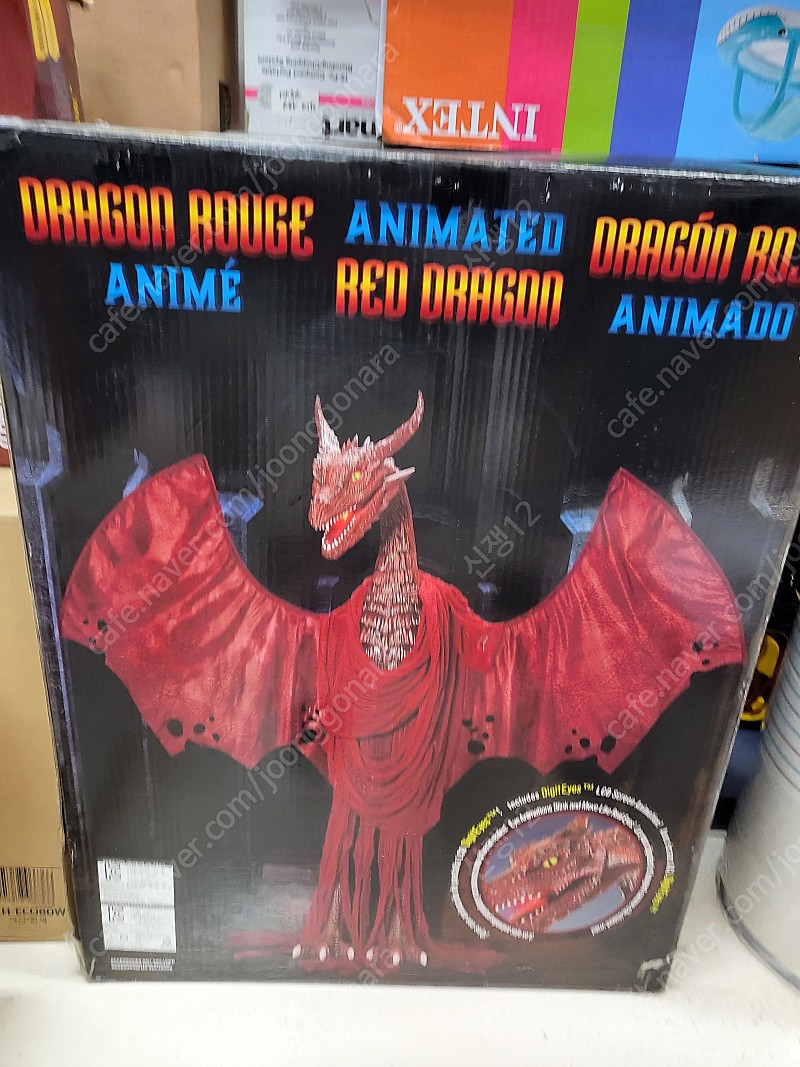 할로윈 크림슨 드래곤 장식 헬로윈 파티 Halloween Crimson Dragon with LCD Eyes