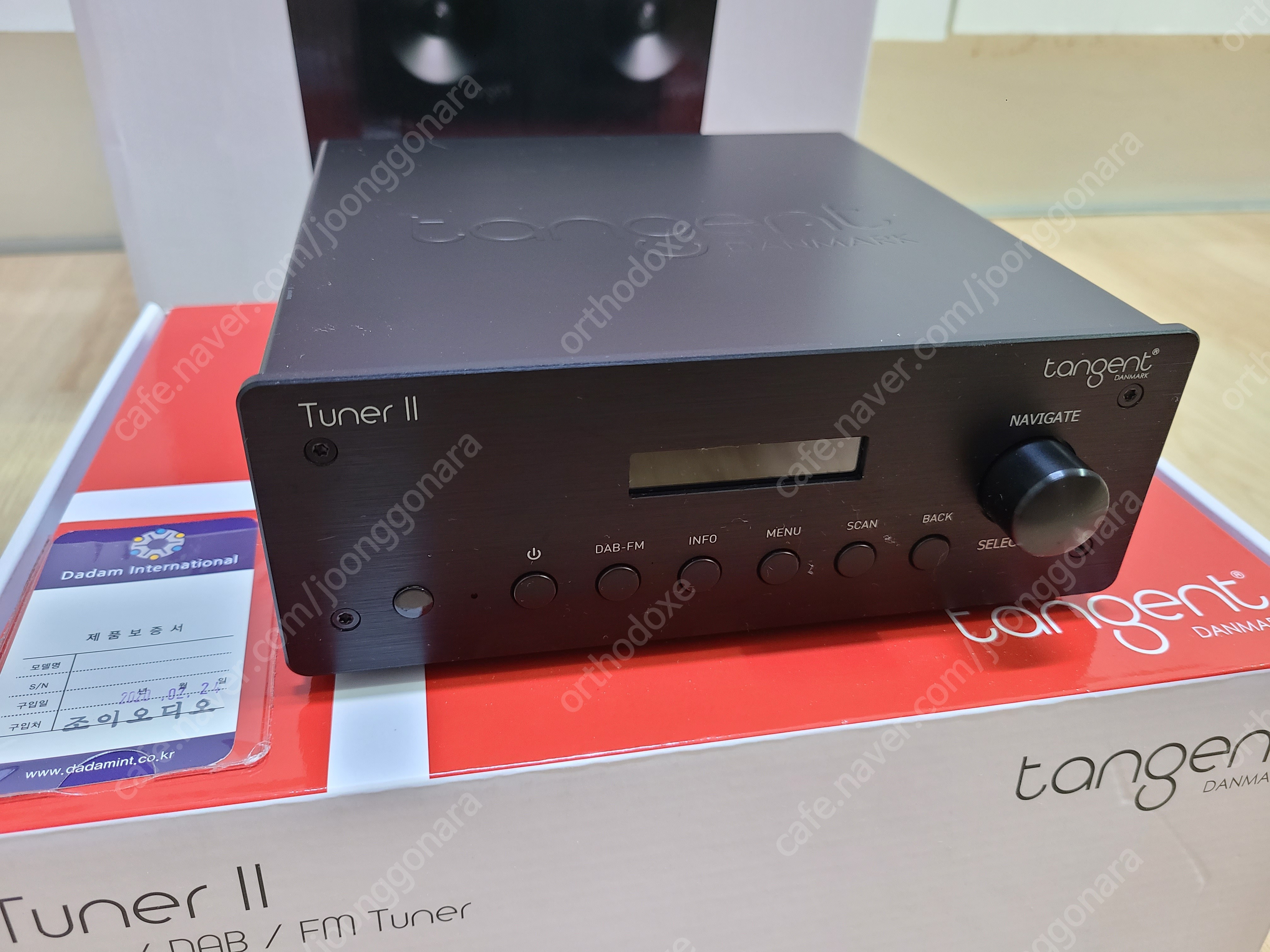탄젠트 TUNER II 오디오 라디오 튜너 판매합니다. | 오디오/홈시어터 | 중고나라