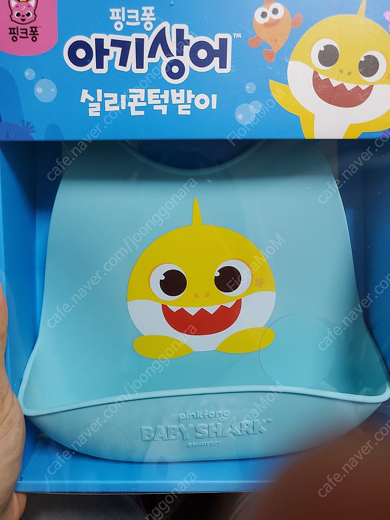 핑크퐁 아기상어 실리콘 턱받이(택포)