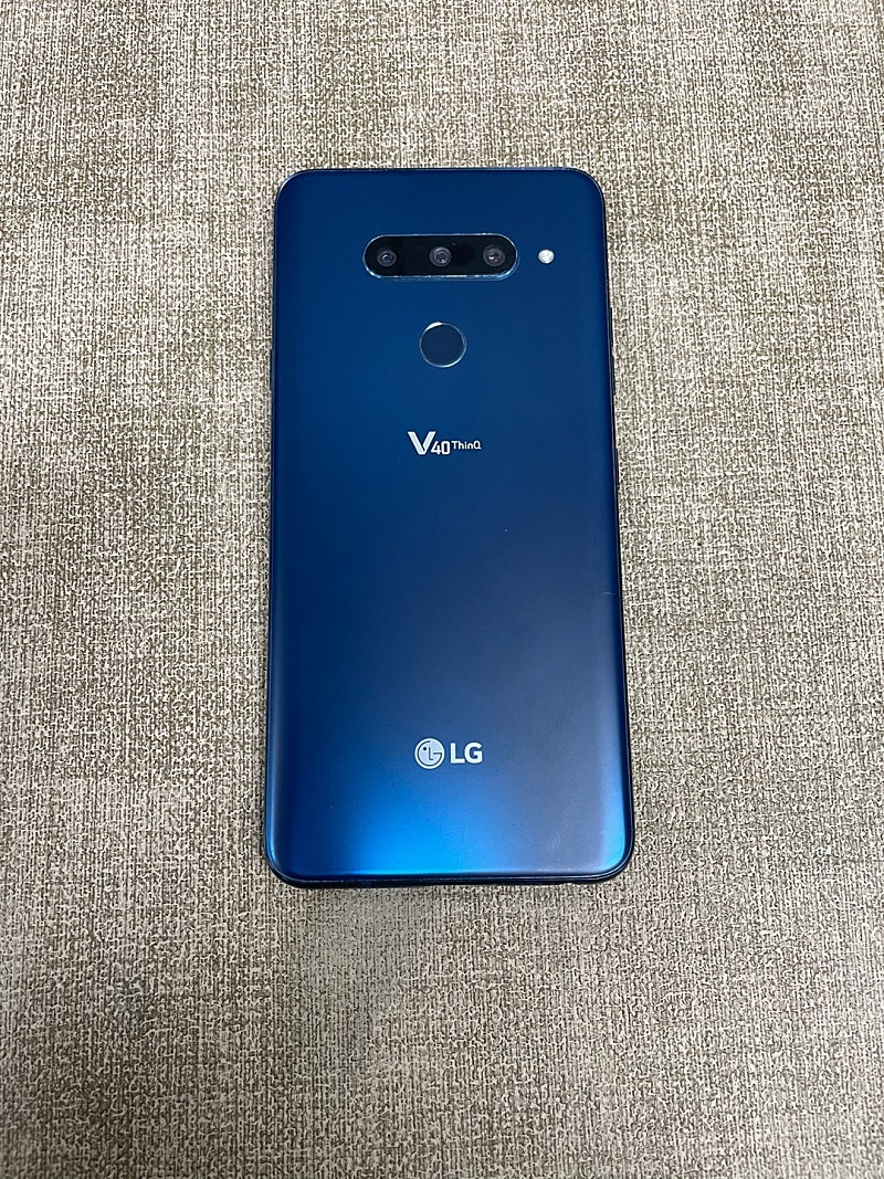 LGV40 128G 블루 액정파손 기능정상 4만원