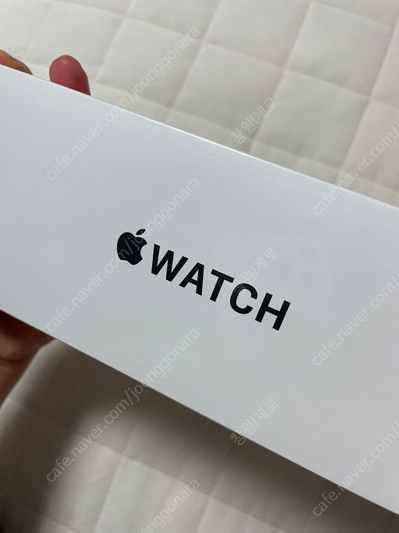 애플코리아 정품 애플워치 se 미개봉신제품 40mm 실버케이스화이트밴드 21년 4월 제조