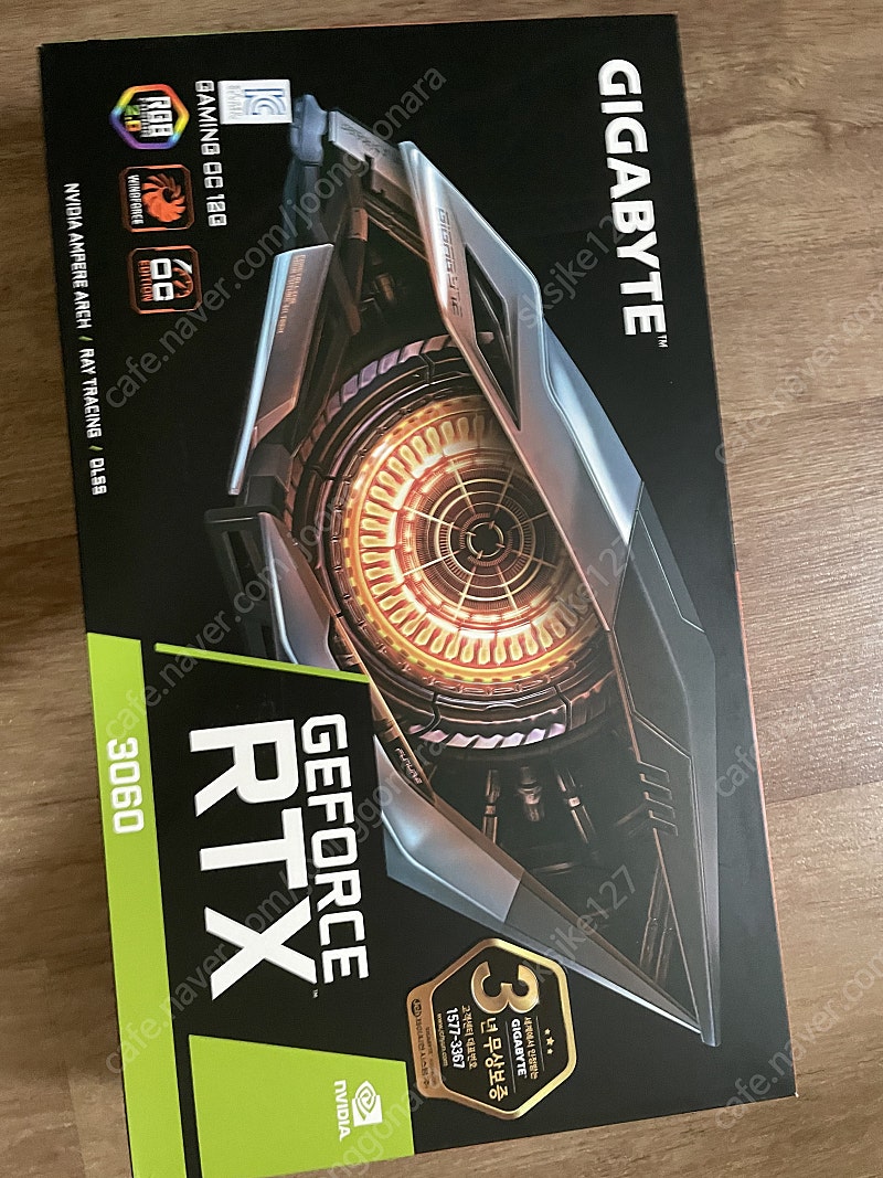 기가바이트 rtx3060 oc 12gb lhr버전