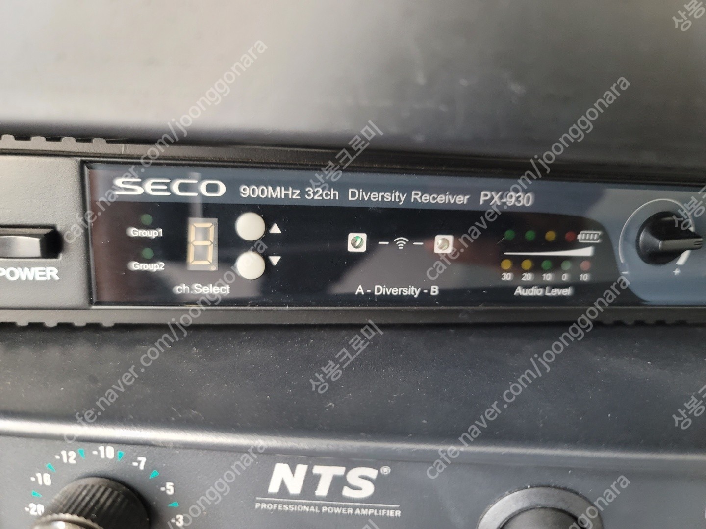 SECO PX-930 교회/회의실/강연용 1채널 무선마이크 시스템 본체 급처 판매합니다.(무선마이크 추가 가능)