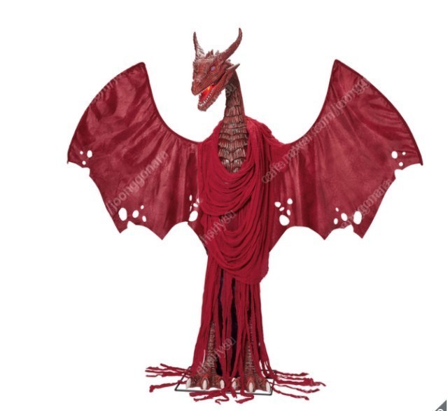 할로윈 크림슨 드래곤 장식 헬로윈 파티 Halloween Crimson Dragon with LCD Eyes ​