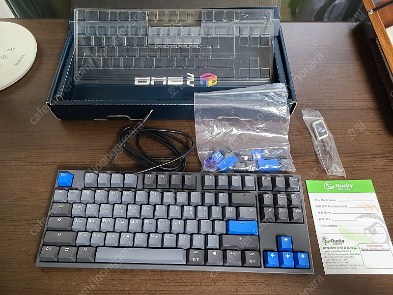더키 ONE 2 TKL SEAMLESS SKYLINE PBT 이중사출 한글 저소음 적축