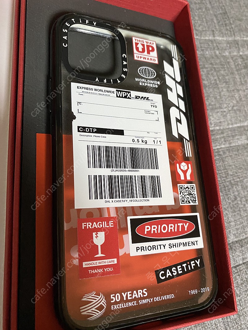 casetify x dhl 50 주년 아이폰 11pro 케이스