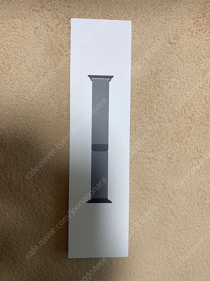 [새상품] 애플정품 메탈 스트랩 3/6/SE 42/44mm Milanese 그래파이트 색상