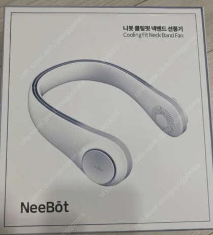 니봇 쿨링핏 넥밴드 선풍기 화이트 JSK-21027 새제품